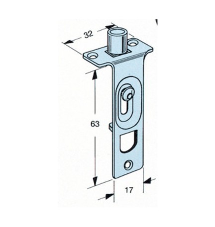OMGE 316 CATENACCIO ANT SCORR RULLO BUSS 10 MM