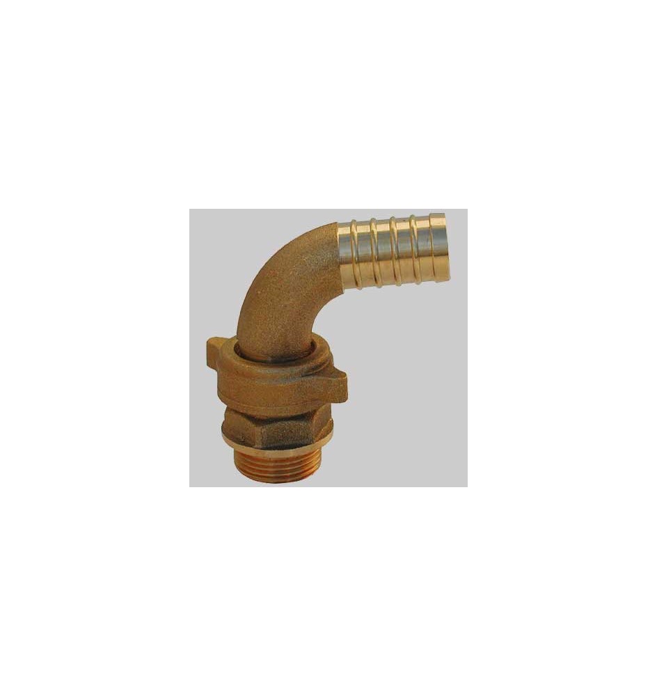 RACCORDO CURVO PER POMPA OTTONE - 1"1/2 x 40