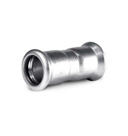 MANICOTTO CON BATTUTA A PRESSARE IN ACCIAIO CARBONIO Diam. 35