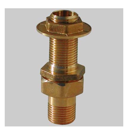 RACCORDO DIRITTO PER CASSONI IN OTTONE - 2"
