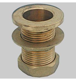 RACCORDO CON TAPPO PER CASSONE IN OTTONE - 1/2 Fil. Int. 3/8