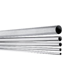 TUBO 6 ML ACCIAIO AL CARBONIO ZINCATO ESTERNAMENTE Diam. 22