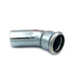 CURVA 45° MF A PRESSARE IN ACCIAIO CARBONIO STEEL PRES Diam. 35