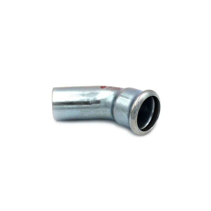 CURVA 45° MF A PRESSARE IN ACCIAIO CARBONIO STEEL PRES Diam. 42