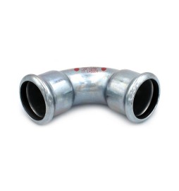 CURVA 90° FF A PRESSARE IN ACCIAIO CARBONIO STEEL PRES Diam. 54