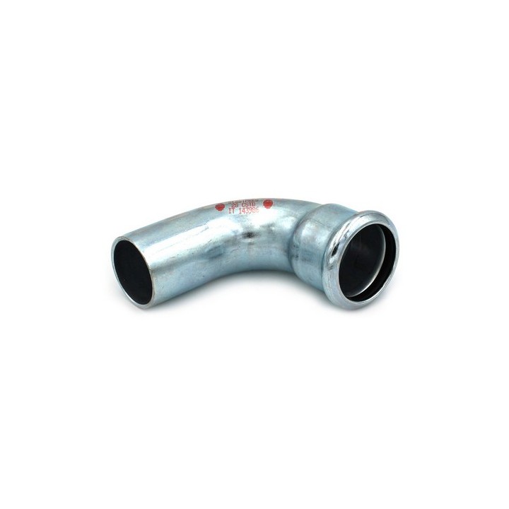 CURVA 90° MF A PRESSARE IN ACCIAIO CARBONIO STEEL PRES Diam. 28