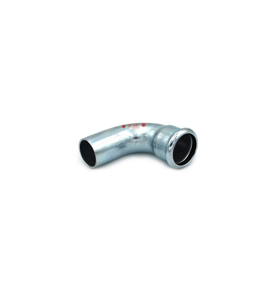 CURVA 90° MF A PRESSARE IN ACCIAIO CARBONIO STEEL PRES Diam. 54