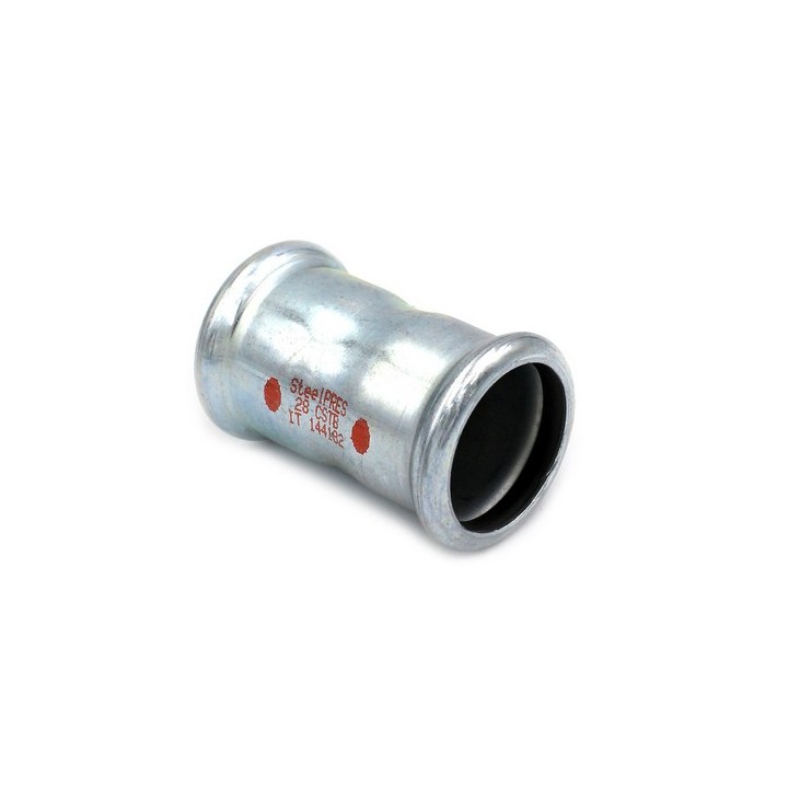 MANICOTTO A PRESSARE IN ACCIAIO AL CARBONIO STEEL PRES Diam. 35