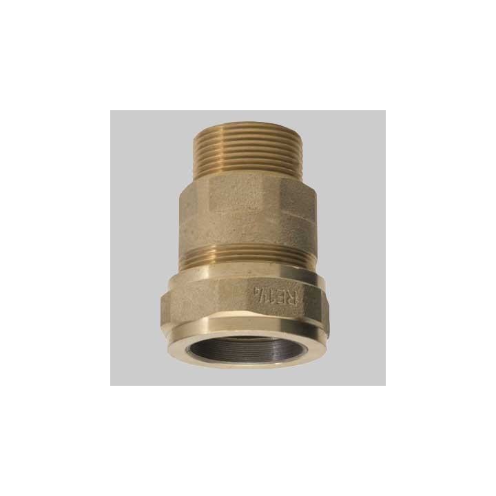 RACCORDO OTTONE PER TUBO FERRO M - 1/2