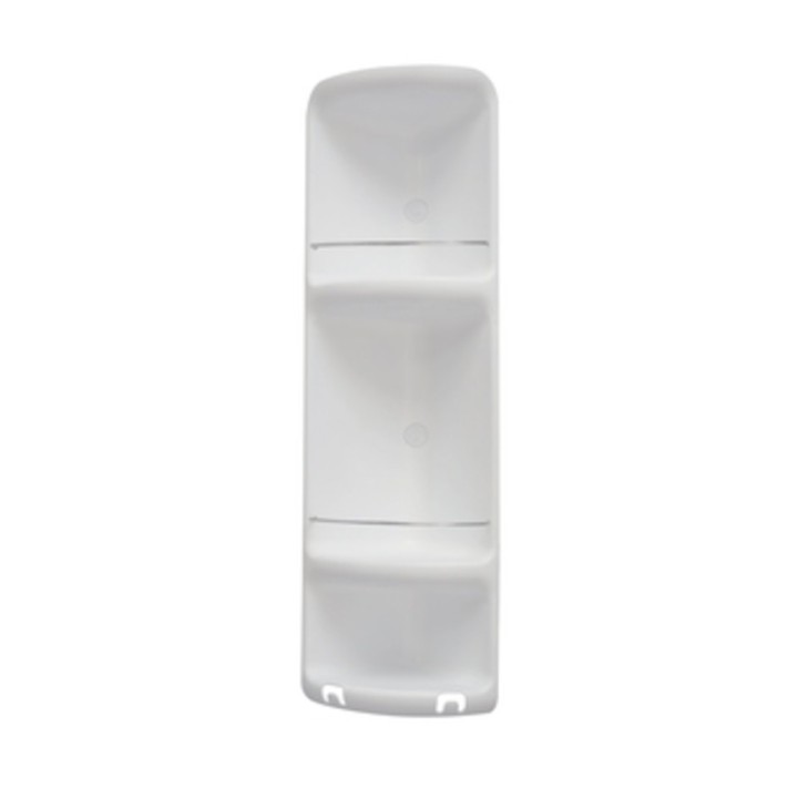 GEDY 7081 ANGOLIERA P/DOCCIA 3 RIPIANI BIANCO