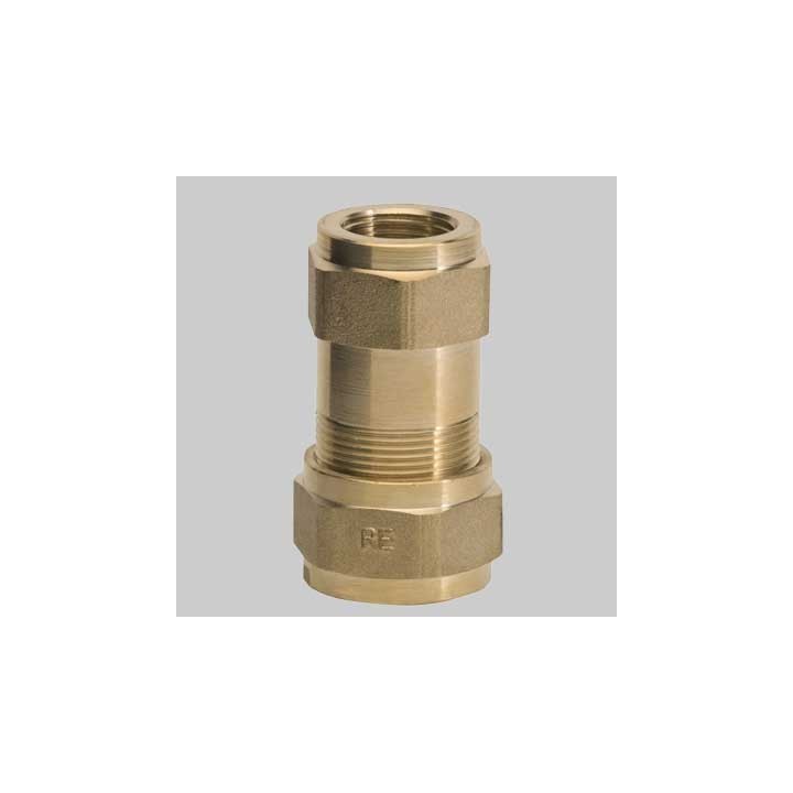 RACCORDO OTTONE PER TUBO FERRO F - 1"
