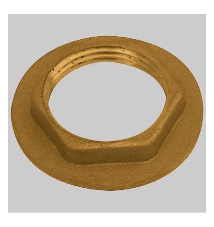 CONTRODADO CON FLANGIA OTTONE GIALLO - 1/2