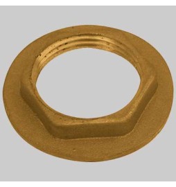 CONTRODADO CON FLANGIA OTTONE GIALLO - 1"