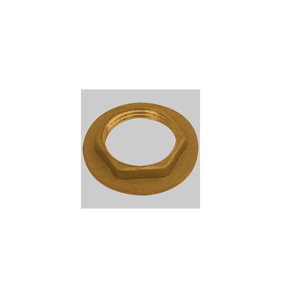 CONTRODADO CON FLANGIA OTTONE GIALLO - 1"1/4