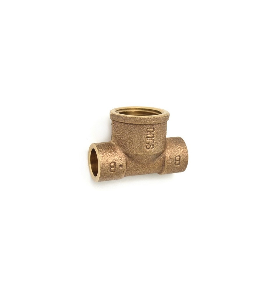 TEE BRONZO F. A SALDARE 3/4 x 22