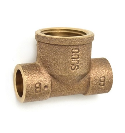 TEE BRONZO F. A SALDARE 3/4 x 22