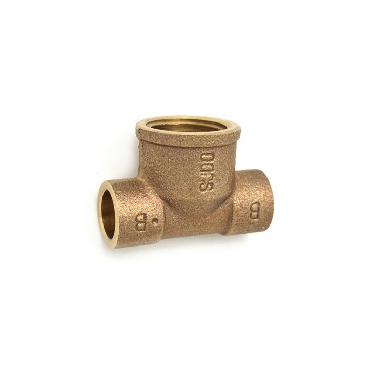 TEE BRONZO F. A SALDARE 3/4 x 22