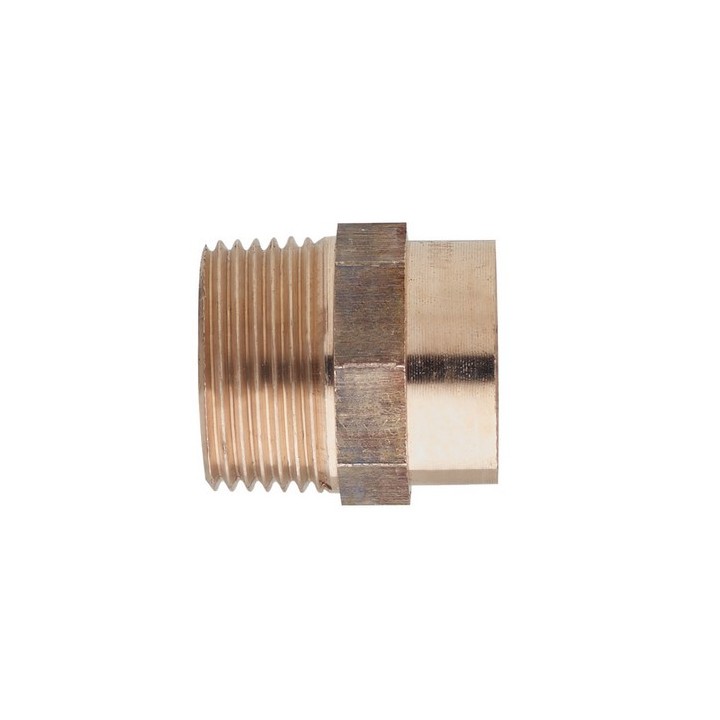 NIPPLE BRONZO DIRITTO M. A SALDARE 1/2 x 12