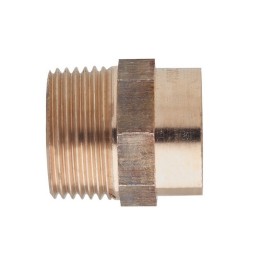 NIPPLE BRONZO DIRITTO M. A SALDARE 3/4 x 28