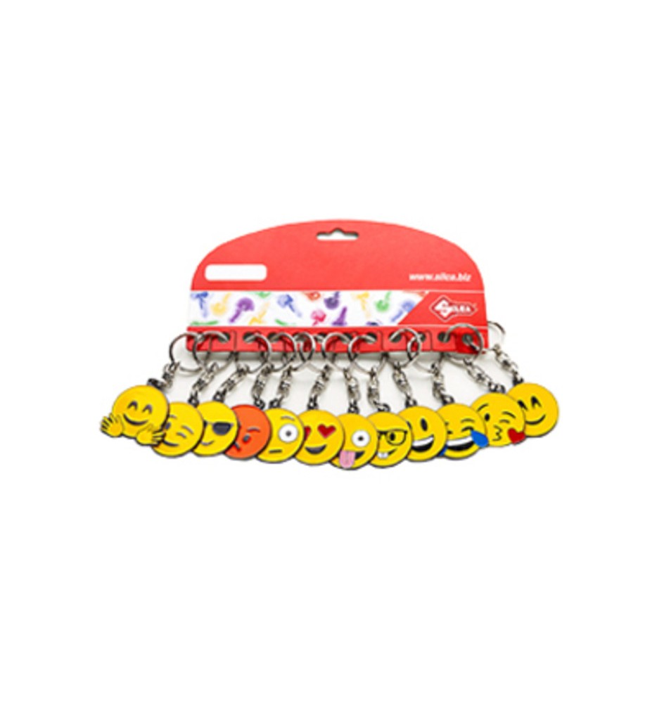 SILCA PORTACHIAVE EMOJI CARTELLA 12 PZ