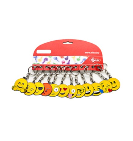 SILCA PORTACHIAVE EMOJI CARTELLA 12 PZ