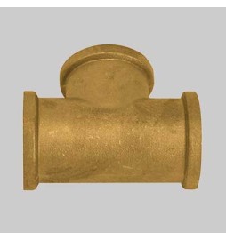 RACCORDO A TEE OTTONE GIALLO - 1/2 x 1/2 x 1/2