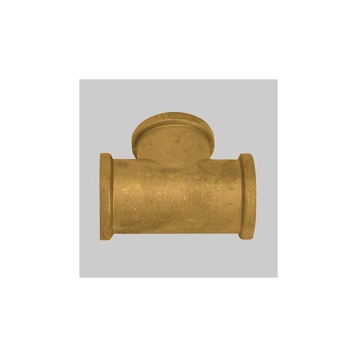 RACCORDO A TEE OTTONE GIALLO - 1"1/4 x 1"1/4 x 1"1/4