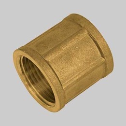 MANICOTTO FEMMINA/FEMMINA OTTONE GIALLO - 1"1/2
