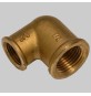 RACCORDO A GOMITO RIDOTTO F/F OTTONE GIALLO - 3/4 x 1/2
