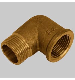 GOMITO MASCHIO/FEMMINA OTTONE GIALLO - 3/4 x 3/4