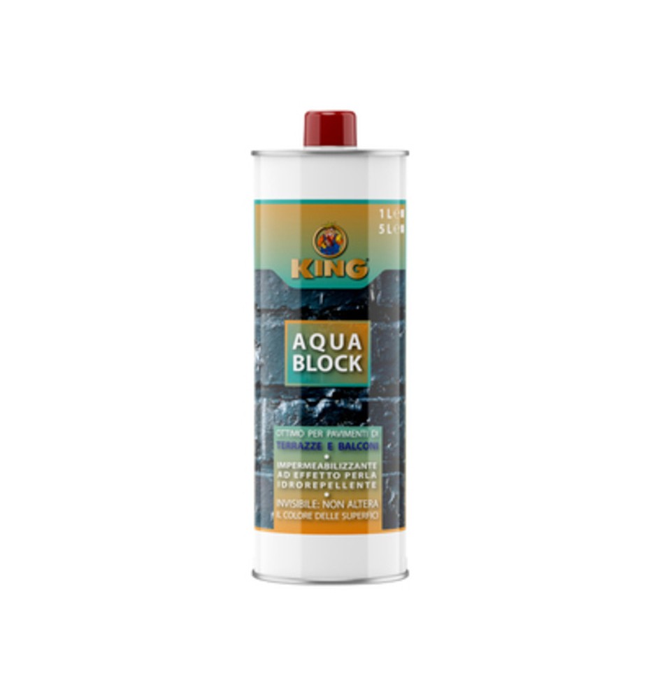 IMPERMEABILIZZANTE P/TERRAZZE AQUA BLOCK 1 L