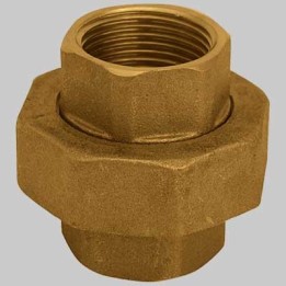 BOCCHETTONE FEMMINA/FEMMINA OTTONE GIALLO - 1/2 x 1/2