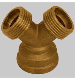 RACCORDO A Y OTTONE GIALLO - 3/4