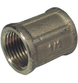 MANICOTTO DIRITTO FF OTTONE GIALLO 1"