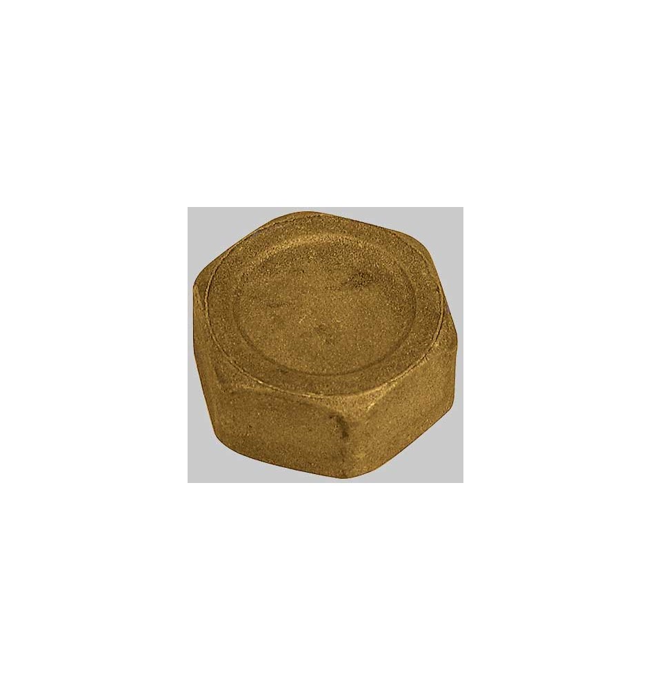TAPPO FEMMINA OTTONE GIALLO - 1"
