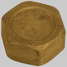 TAPPO FEMMINA OTTONE GIALLO - 1"1/4