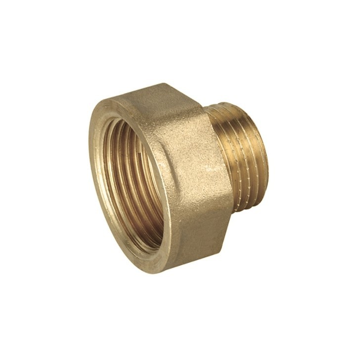 PROLUNGA RIDOTTA IN OTTONE GIALLO MF MF 3/8 x 1/2
