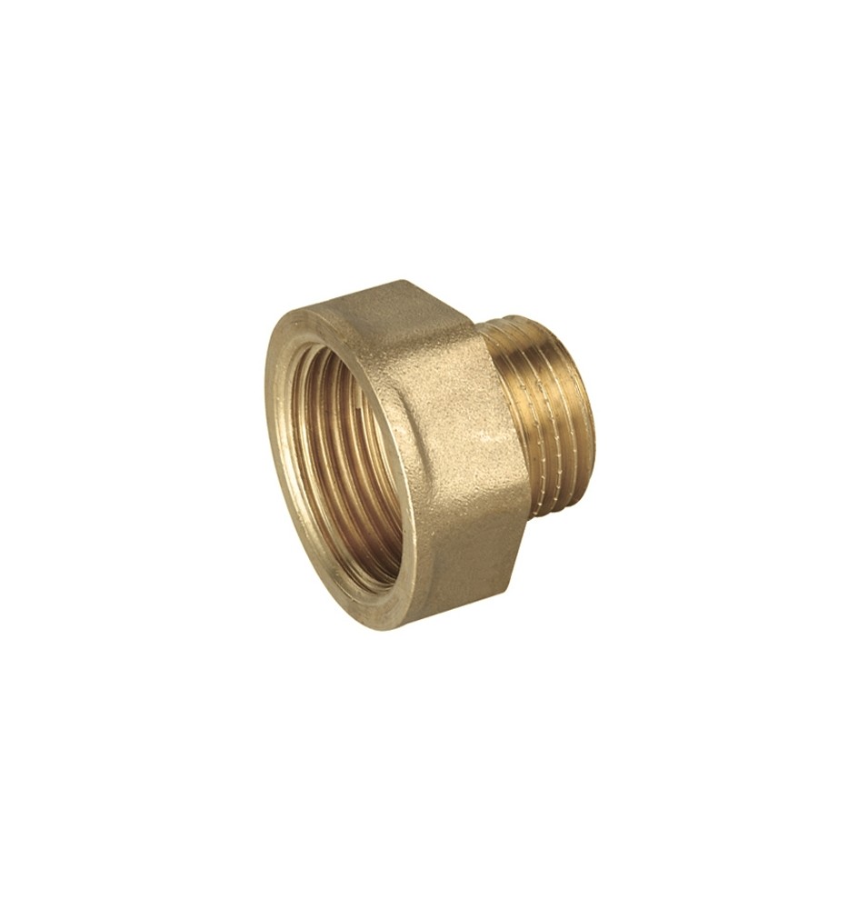 PROLUNGA RIDOTTA IN OTTONE GIALLO MF MF 1/2 x 3/4