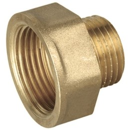 PROLUNGA RIDOTTA IN OTTONE GIALLO MF MF 3/4 x 1"
