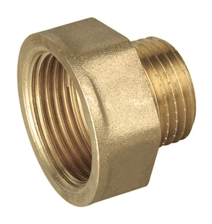 PROLUNGA RIDOTTA IN OTTONE GIALLO MF MF 3/4 x 1"