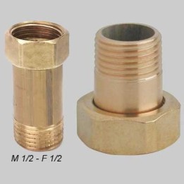 CODOLO OTTONE GIALLO DADO GIREVOLE - M 1/2 - F 1/2