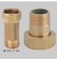 CODOLO OTTONE GIALLO DADO GIREVOLE - M 1/2 - F 1/2