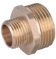 NIPPLE DIRITTO RIDOTTO MM OTTONE GIALLO 1"1/2 x 1"1/4