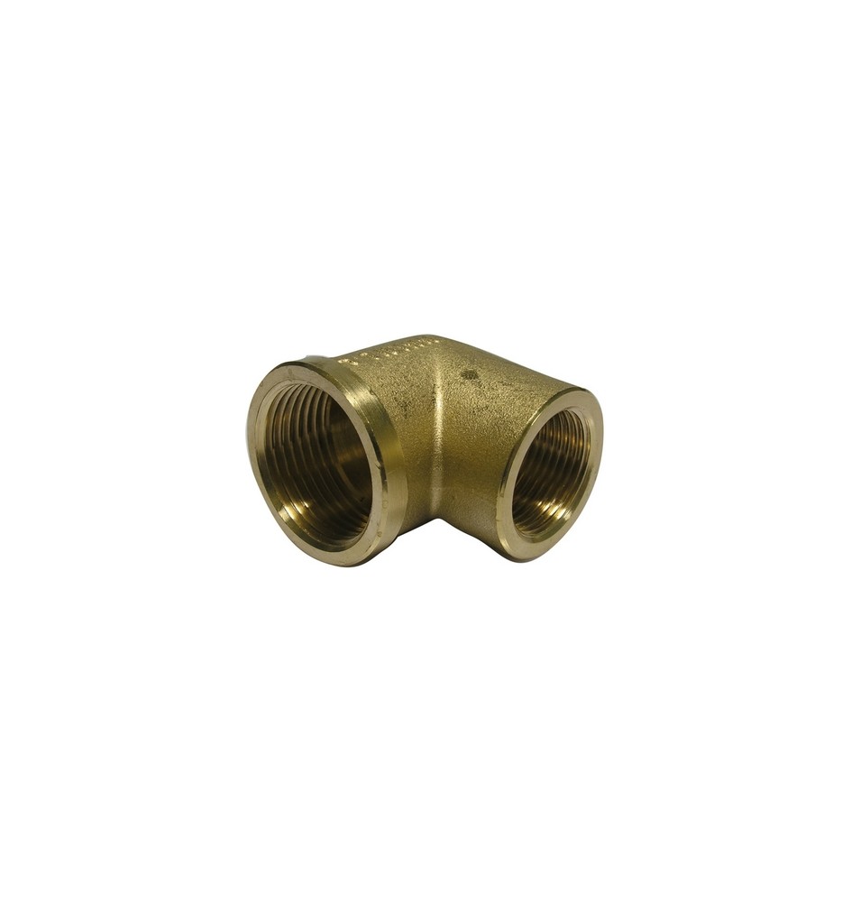 GOMITO RIDOTTO FF IN OTTONE GIALLO 3/4" x 1/2
