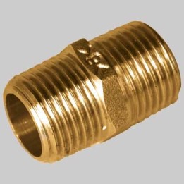 NIPLES LUNGO 7 FILETTI OTTONE GIALLO - 3/8