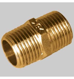 NIPLES LUNGO 7 FILETTI OTTONE GIALLO - 3/4