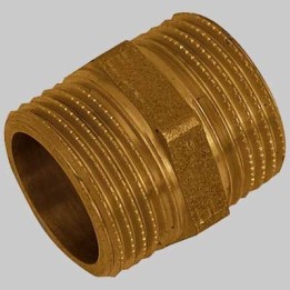 NIPLES 5 FILETTI OTTONE GIALLO - 2" x 2"