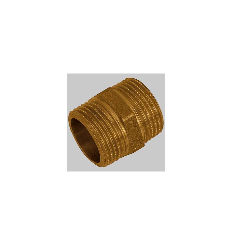 NIPLES 5 FILETTI OTTONE GIALLO - 2" x 2"