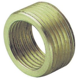 RIDUZIONE MF TUTTA FILETTATA IN OTTONE GIALLO 3/4 x 1/2