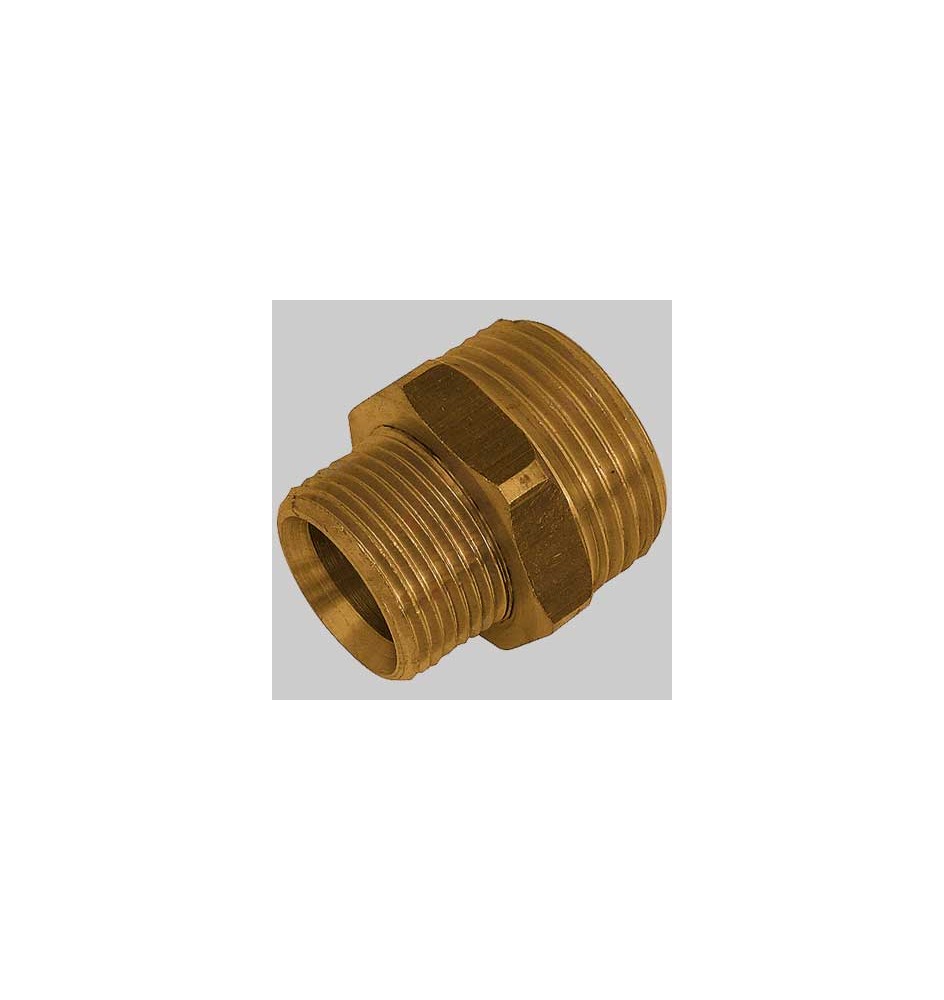 NIPLES RIDOTTO OTTONE GIALLO - 1" x 1/2